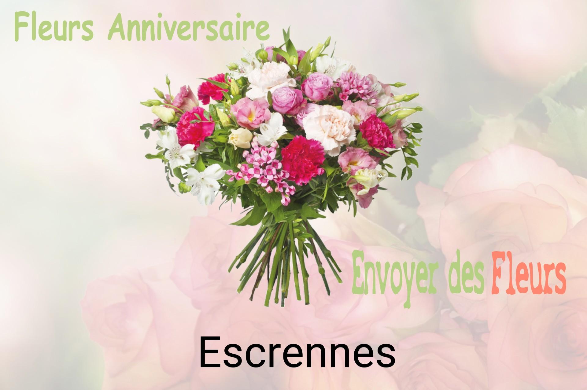 Bouquet de fleurs d’anniversaire livré à Escrennes