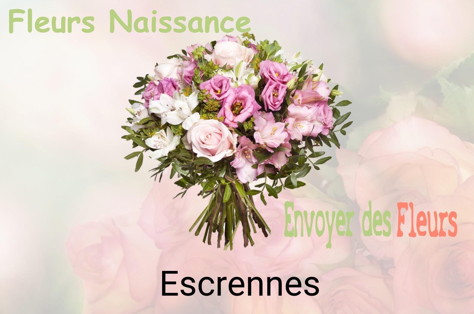 Bouquet de fleurs de naissance livré à Escrennes